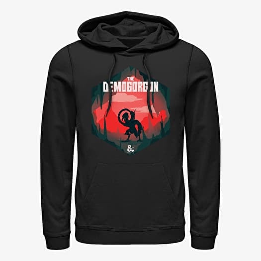Sweatshirt Merch Dungeons & Dragons - The Demogorgan Hexagon Unisex Hoodie Black