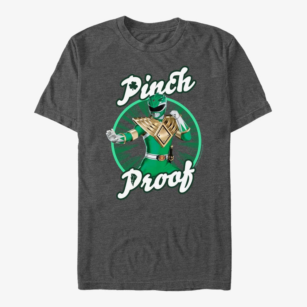 T-paidat Merch Hasbro Vault Power Rangers - PINCH PROOF Unisex T-Shirt Dark Heather Grey