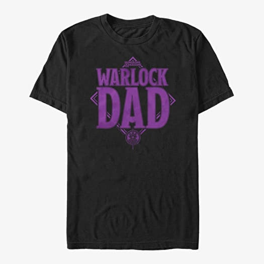 Majica Merch Dungeons & Dragons - Dad Warlock Unisex T-Shirt Black
