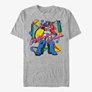Merch Hasbro Vault Transformers - Eighties Optimus Unisex T-Shirt Heather Grey