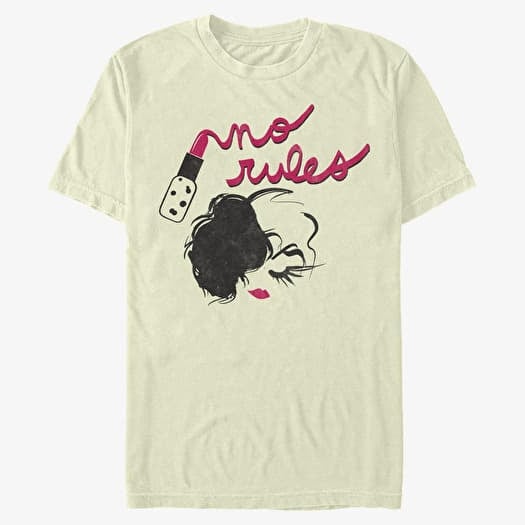 Majica Merch Disney Classics DNCA - NO RULES Unisex T-Shirt Natural