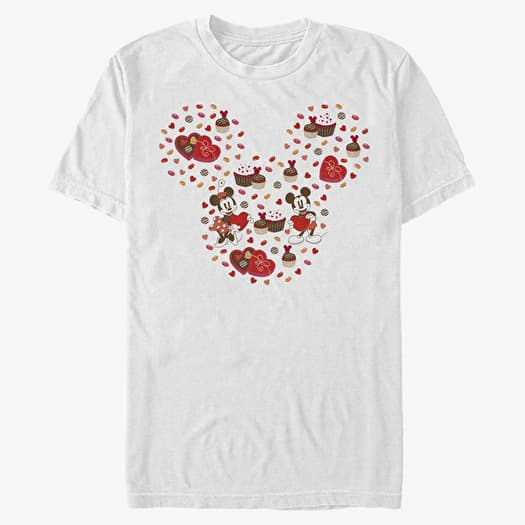 T-shirt Merch Disney Classics Mickey & Friends - Mickey Candy Unisex T-Shirt White