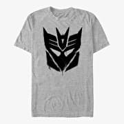 Merch Hasbro Vault Transformers - Decepticon Graffiti Logo Unisex T-Shirt Heather Grey