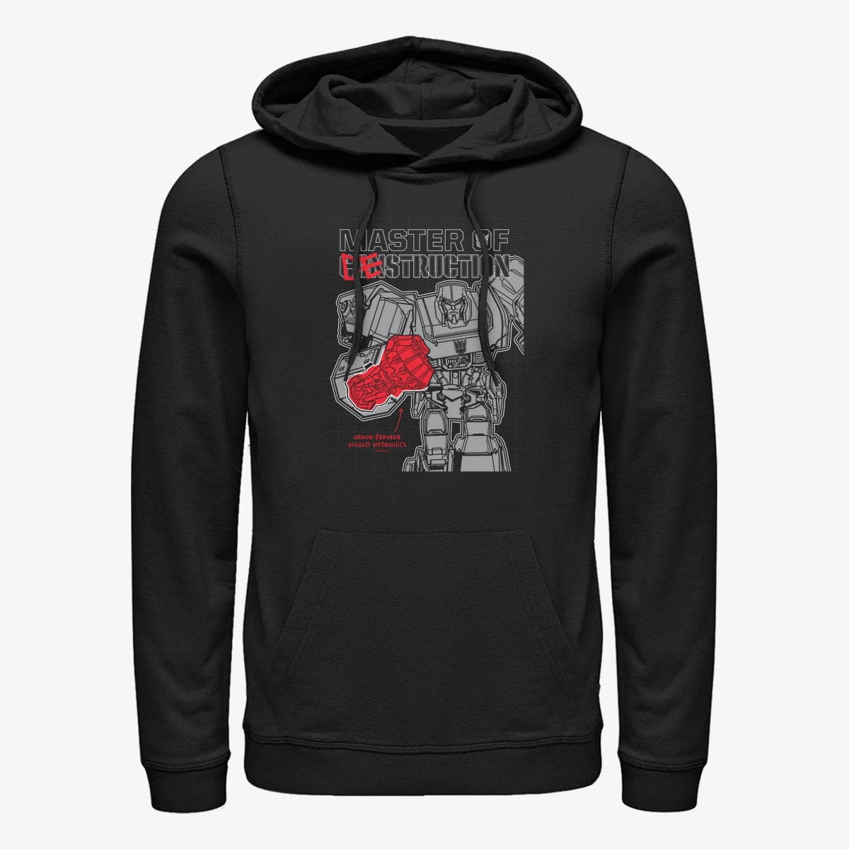 Hoodies and sweatshirts  Merch Hasbro Vault Transformers - Master of Destruction Unisex Hoodie Black