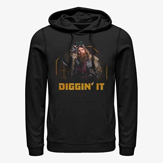 Sweatshirt Merch Disney Classics Artemis Fowl - Diggin It Unisex Hoodie Black