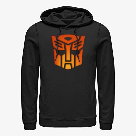 Mikina Merch Hasbro Vault Transformers - Autobot Glow Icon Unisex Hoodie Black