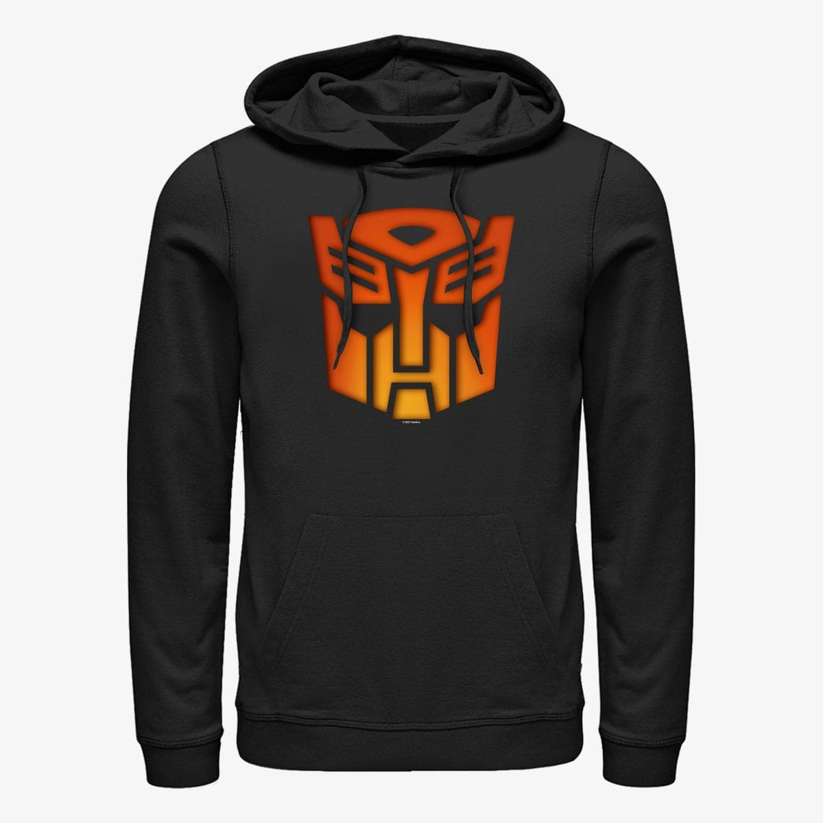 Sweatshirts Merch Hasbro Vault Transformers - Autobot Glow Icon Unisex Hoodie Black