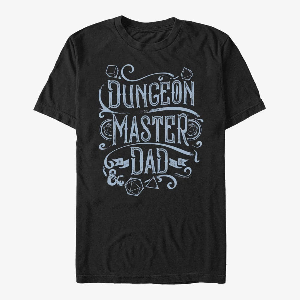 Trička Merch Dungeons & Dragons - Dungeon Dad Unisex T-Shirt Black