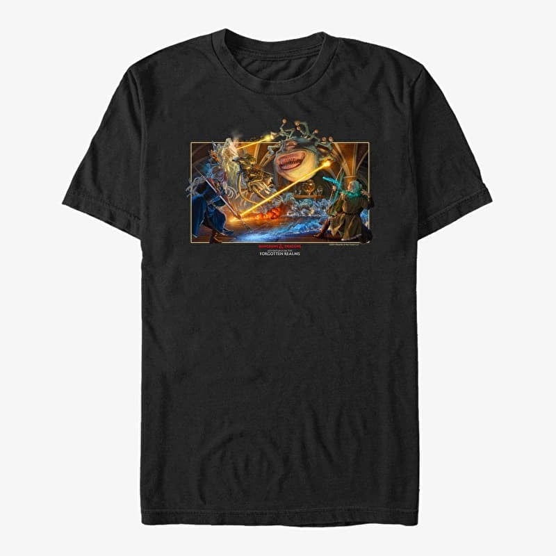 Tričko Merch Magic: The Gathering - Xanathar Fight Unisex T-Shirt Black