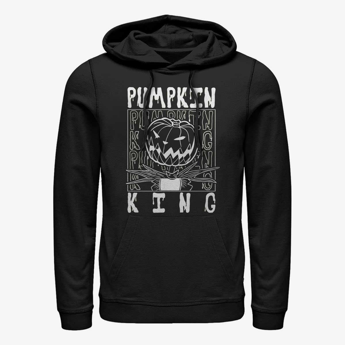Dukserice Merch Disney Classics Nightmare Before Christmas - Pumpkin King Unisex Hoodie Black