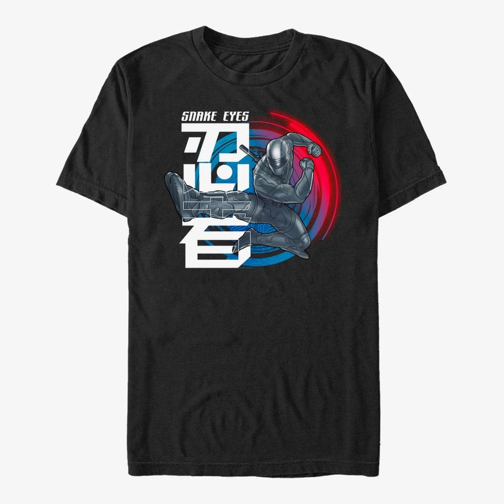   Μπλούζες Merch Hasbro Vault Snake Eyes - Gradient Kick Unisex T-Shirt Black