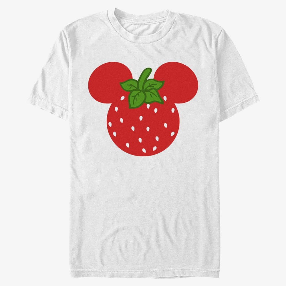 T-Shirts Merch Disney Classics Mickey & Friends - STRAWBERRY EARS Unisex T-Shirt White