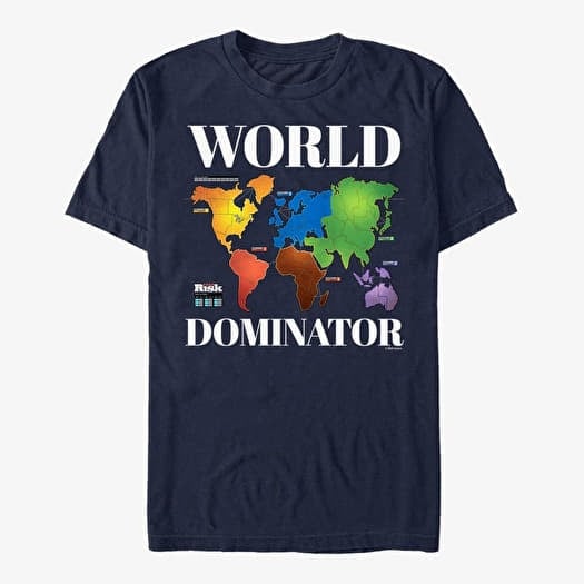 T-shirt Merch Hasbro Risk - World Dominate Unisex T-Shirt Navy Blue