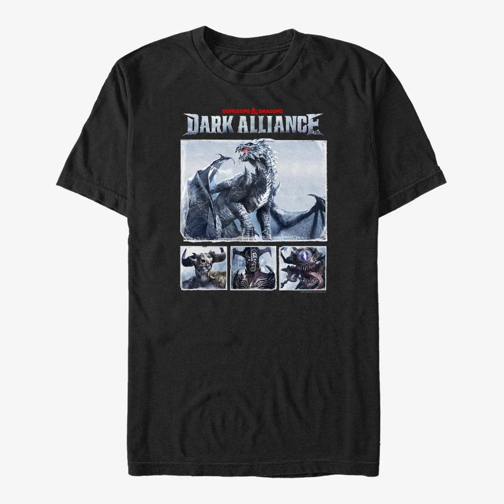 T-Shirts Merch Dungeons & Dragons - Dark Box Alliance Unisex T-Shirt Black