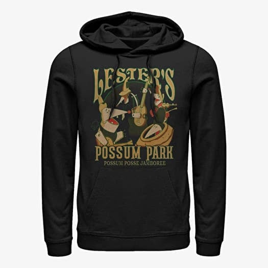 Mikina Merch Disney Classics A Goofy Movie - Lesters Possum Park Unisex Hoodie Black