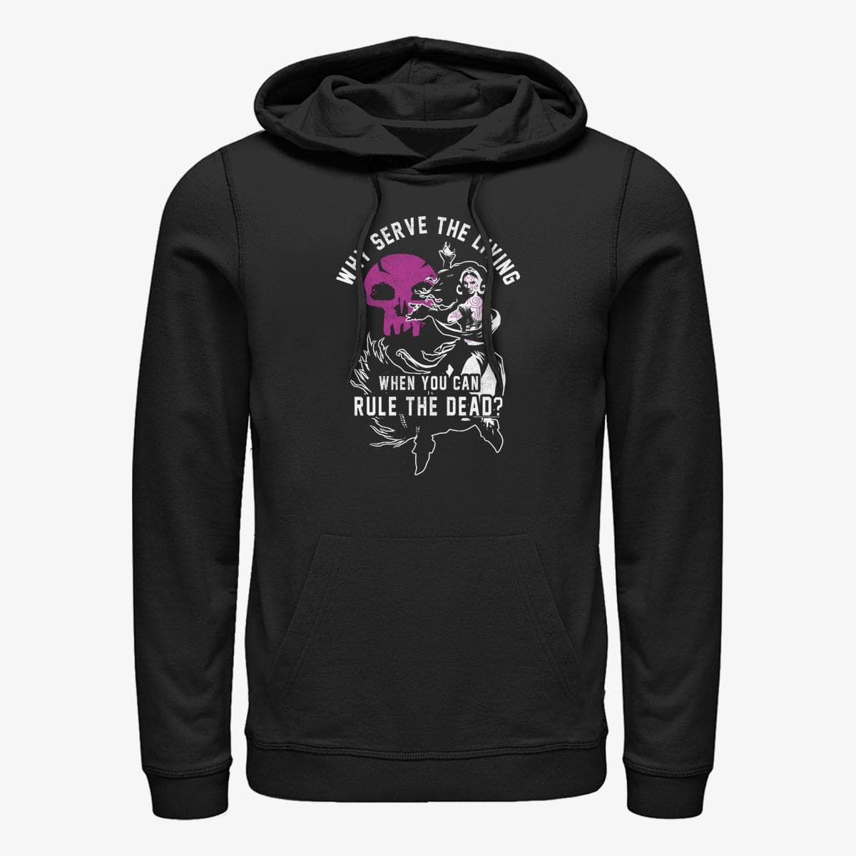 Mikiny Merch Magic: The Gathering - Liliana Rule The Dead Unisex Hoodie Black