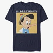 Merch Disney Classics Pinocchio - Do It Tomorrow Unisex T-Shirt Navy Blue