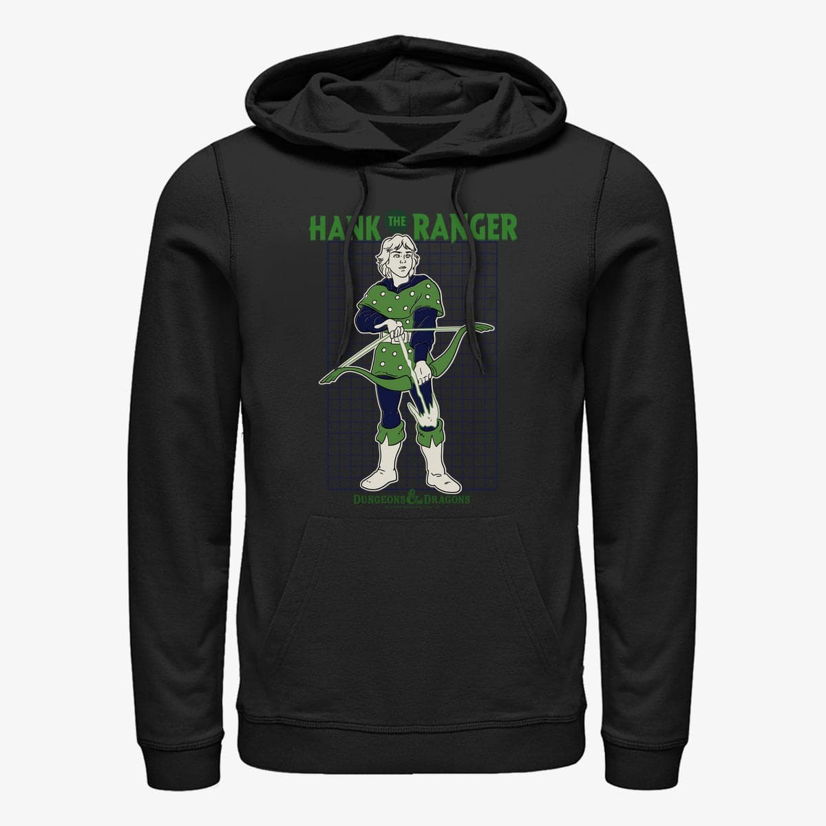 Felpe Merch Dungeons & Dragons - Ranger Schematic Unisex Hoodie Black