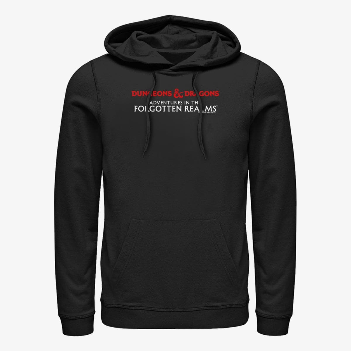 Kapuutsikud ja kampsunid Merch Magic: The Gathering - Forgotten Realms Unisex Hoodie Black
