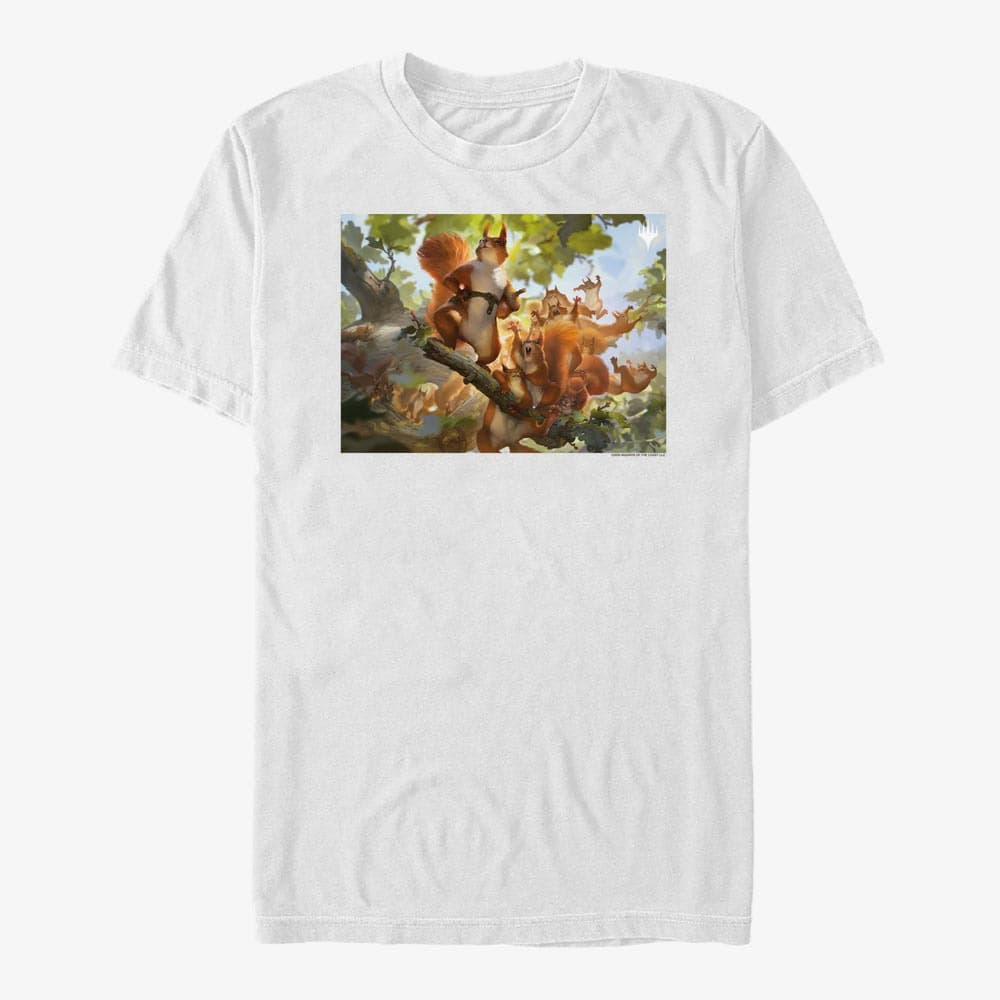 T-shirts Merch Magic: The Gathering - Squirrel Fight Unisex T-Shirt White