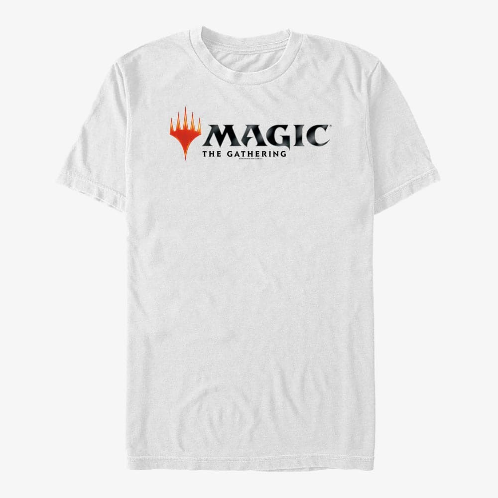 Koszulki Merch Magic: The Gathering - Magic The Gathering Logo Unisex T-Shirt White