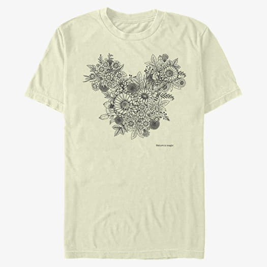T-särk Merch Disney Classics Mickey & Friends - Mickey Foliage Unisex T-Shirt Natural