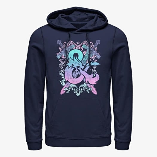 Sweatshirt Merch Dungeons & Dragons - Pastel Playable Unisex Hoodie Navy Blue
