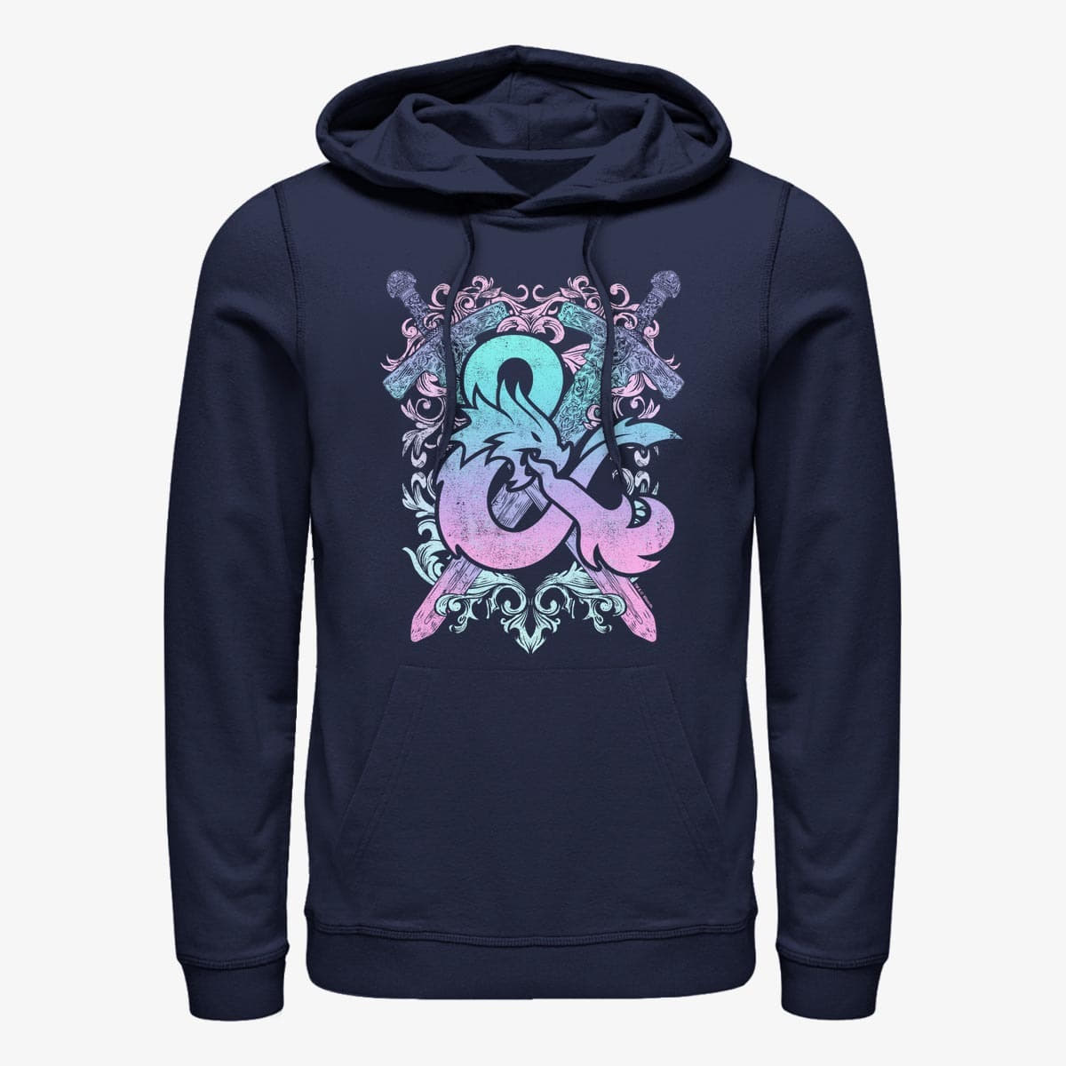 Hoodies and sweatshirts  Merch Dungeons & Dragons - Pastel Playable Unisex Hoodie Navy Blue