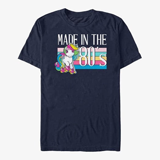 Tričko Merch Hasbro My Little Pony - Made in the 80s Unisex T-Shirt Navy Blue