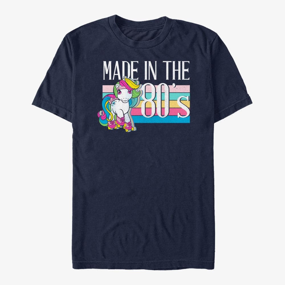 Magliette Merch Hasbro My Little Pony - Made in the 80s Unisex T-Shirt Navy Blue