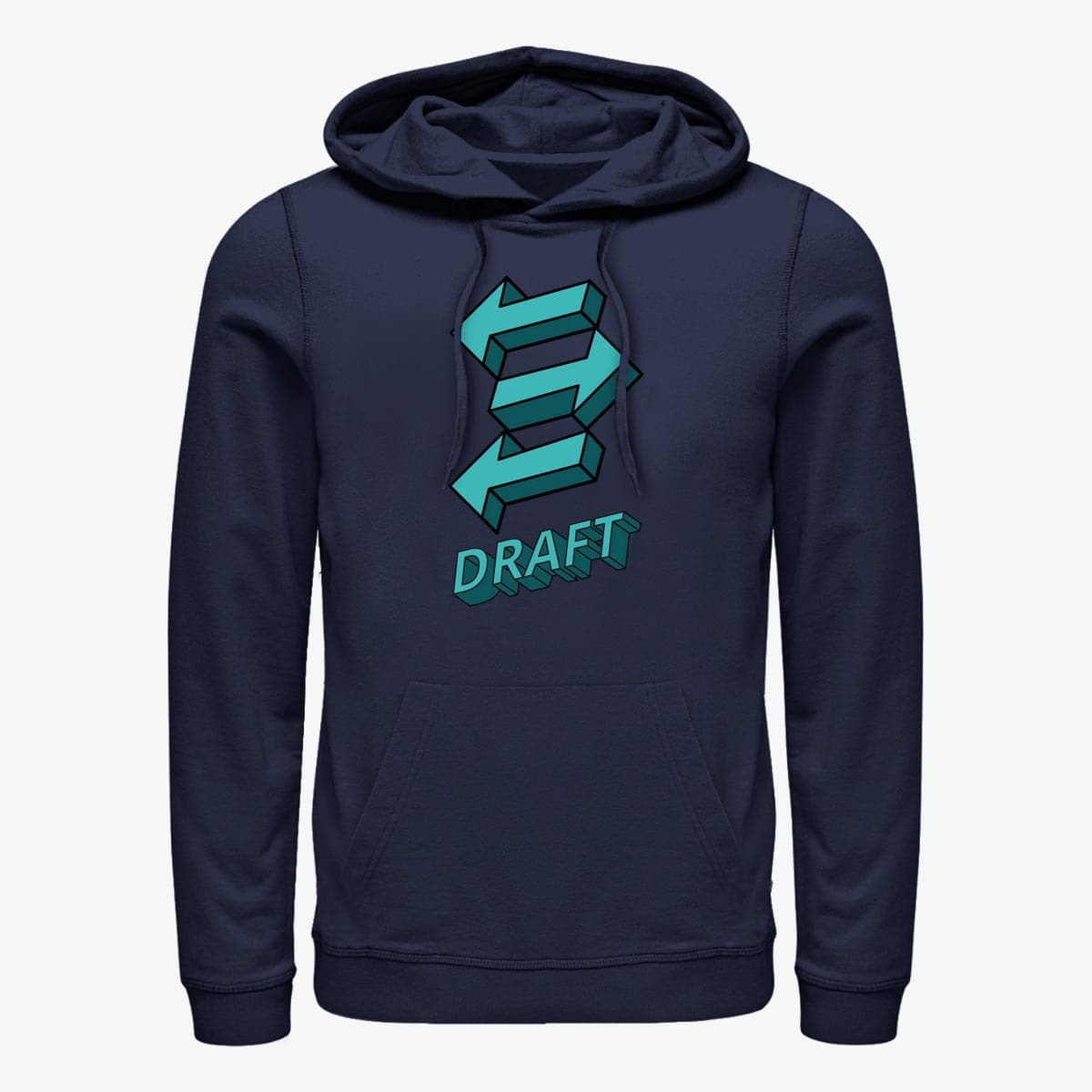 Mikiny Merch Magic: The Gathering - Draft Unisex Hoodie Navy Blue