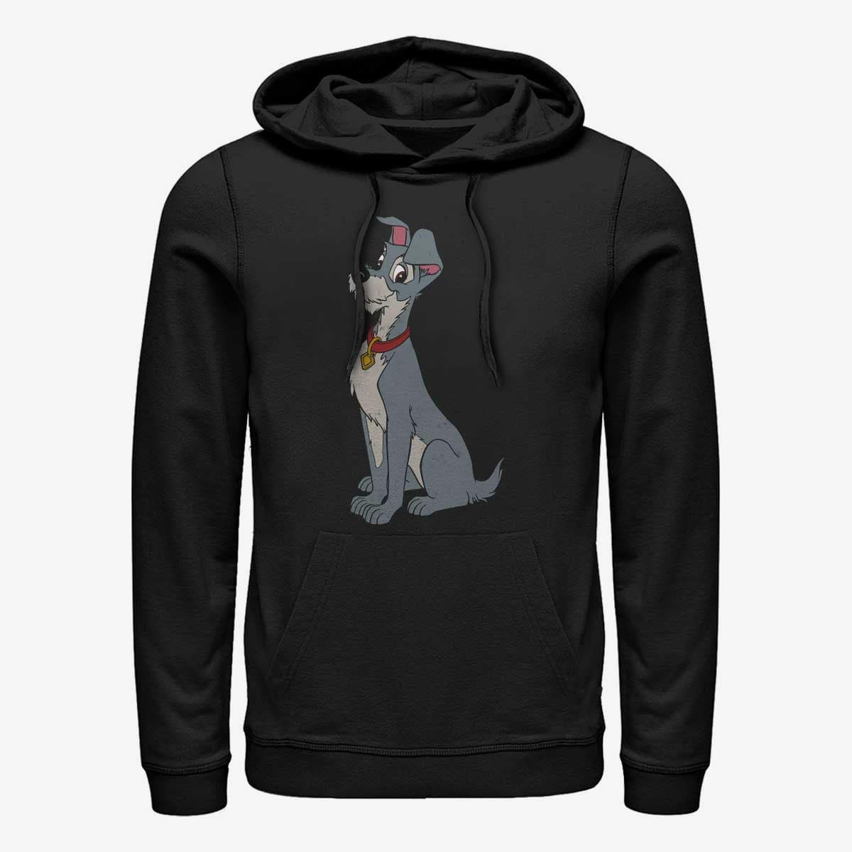 Moletons e blusas de moletom Merch Disney Classics Lady & The Tramp - Tramp Vintage Unisex Hoodie Black