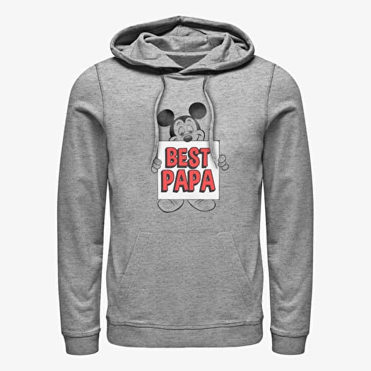 Sweatshirt Merch Disney Classics Mickey Classic - Amazing Dad Unisex Hoodie Heather Grey