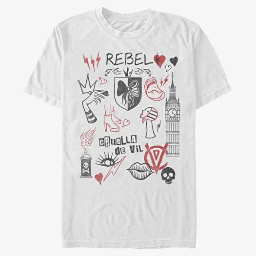 T-shirt Merch Disney Classics DNCA - Rebel Queen Unisex T-Shirt White