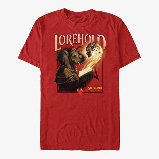 T-shirt Merch Magic: The Gathering - Lorehold Student Unisex T-Shirt Red