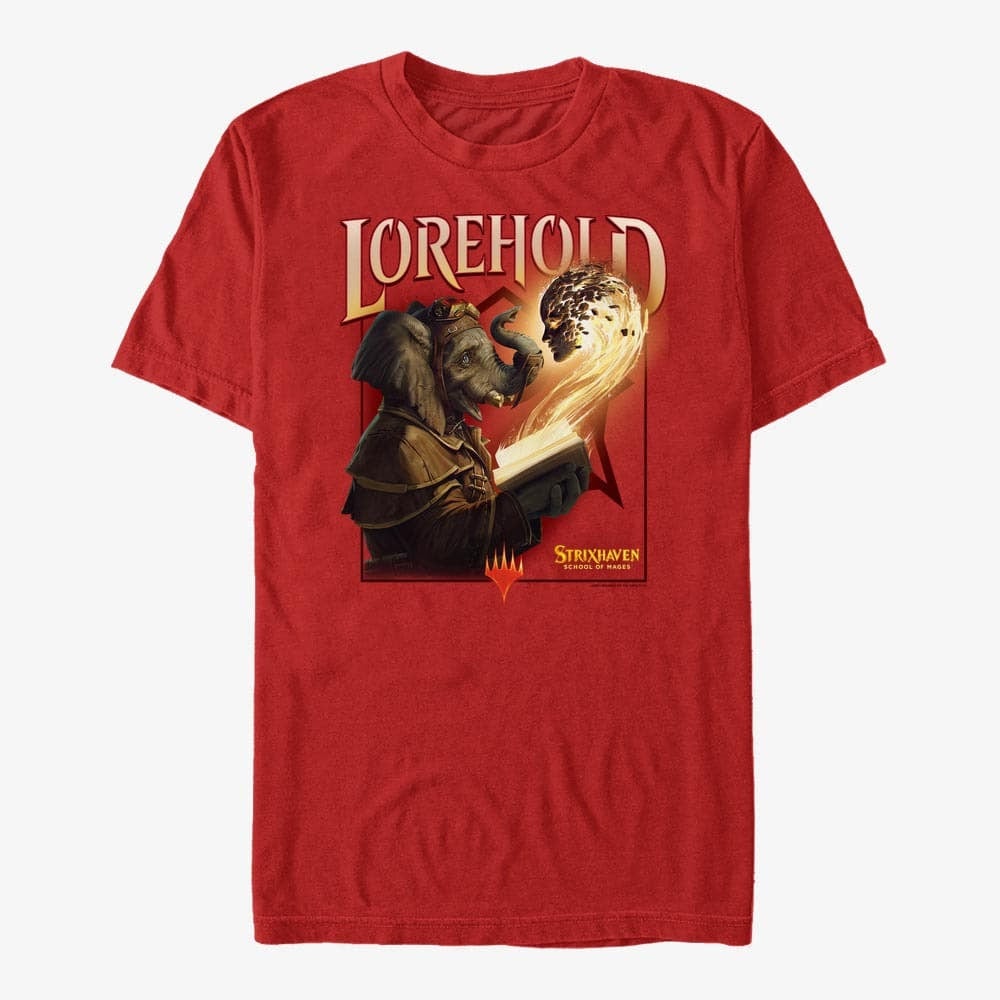 T-shirts Merch Magic: The Gathering - Lorehold Student Unisex T-Shirt Red