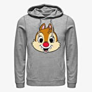 Merch Disney Classics Mickey & Friends - Dale Big Face Unisex Hoodie Heather Grey