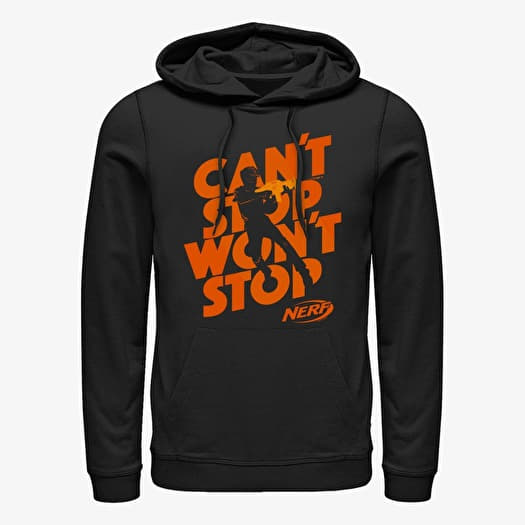 Sweatshirt Merch Hasbro Vault Nerf - Wont Stop Silhouette Unisex Hoodie Black