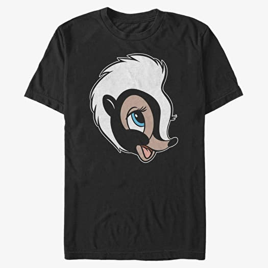 T-krekls Merch Disney Classics Bambi - Flower Big Face Unisex T-Shirt Black