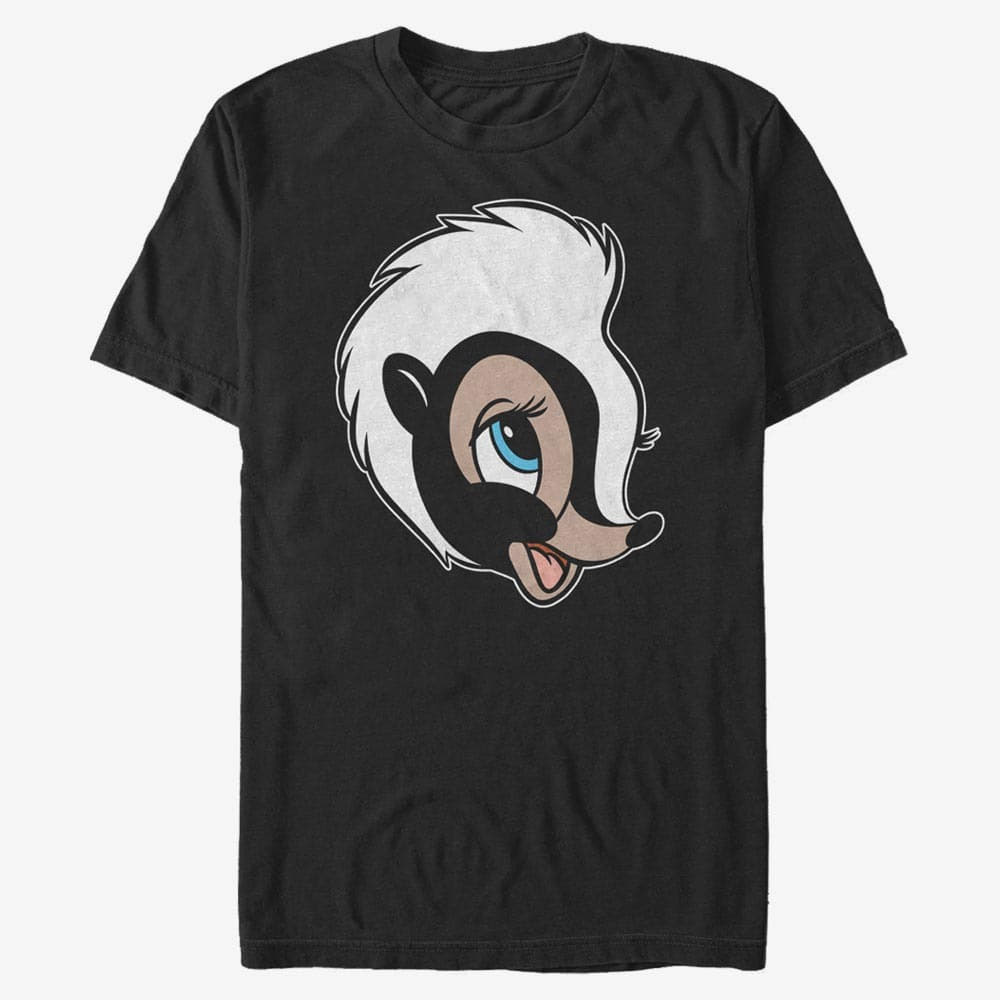 T-shirts Merch Disney Classics Bambi - Flower Big Face Unisex T-Shirt Black