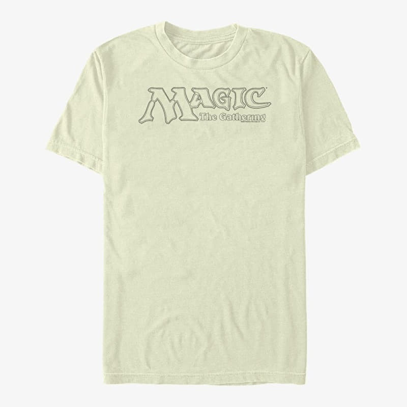 Merch Magic: The Gathering - Magic The Gathering Classic Logo Unisex T-Shirt Natural