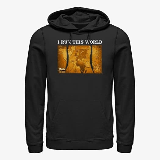 Sweat-shirt Merch Hasbro Risk - I RUN THIS WORLD Unisex Hoodie Black