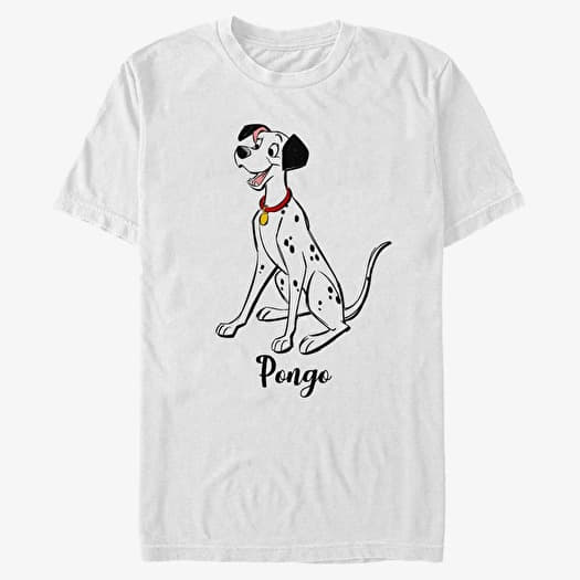 Μπλουζάκι Merch Disney Classics 101 Dalmatians - Pongo Unisex T-Shirt White