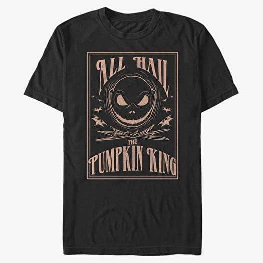 T-shirt Merch Disney Classics Nightmare Before Christmas - Hail The PumpkinKing Unisex T-Shirt Black