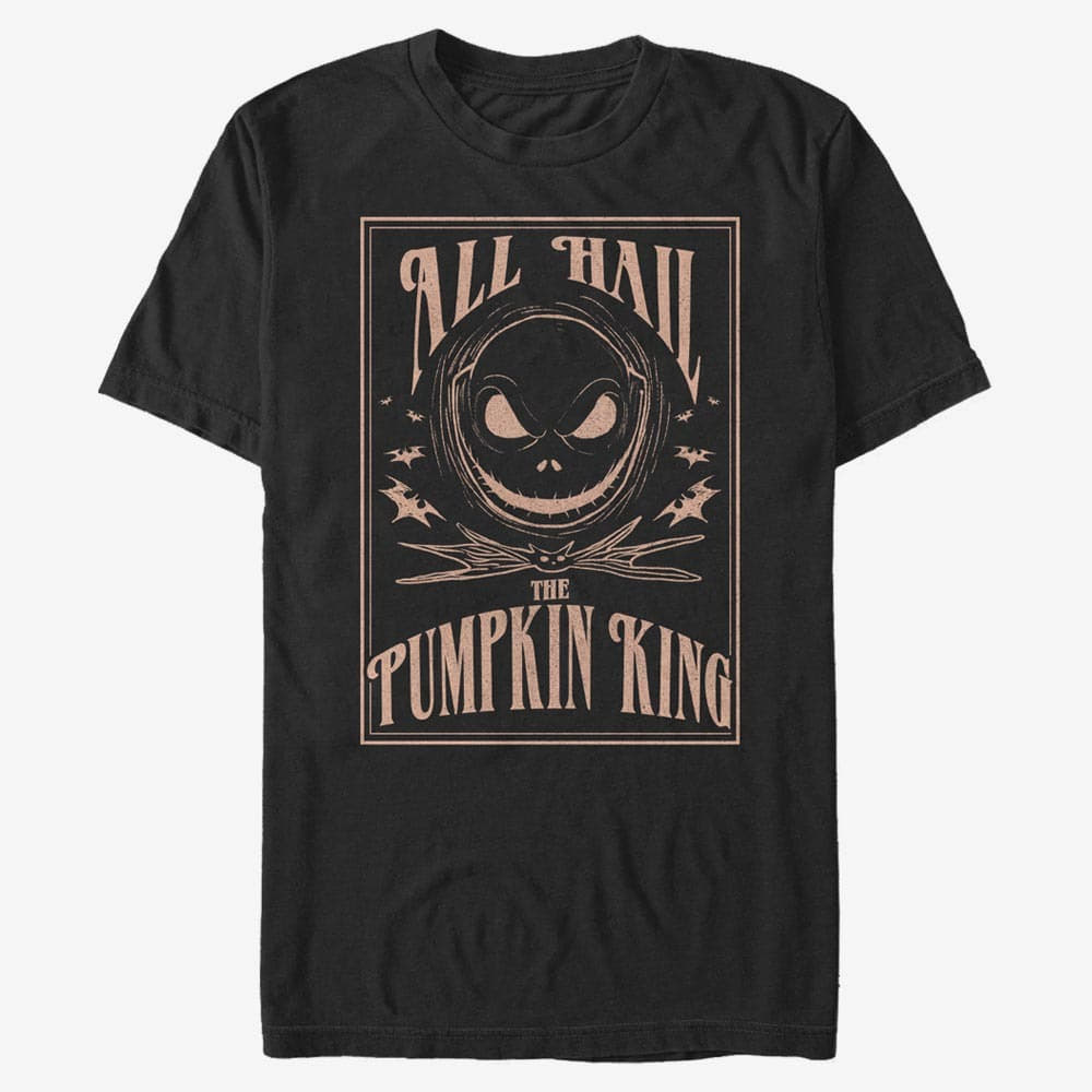 T-shirts Merch Disney Classics Nightmare Before Christmas - Hail The PumpkinKing Unisex T-Shirt Black