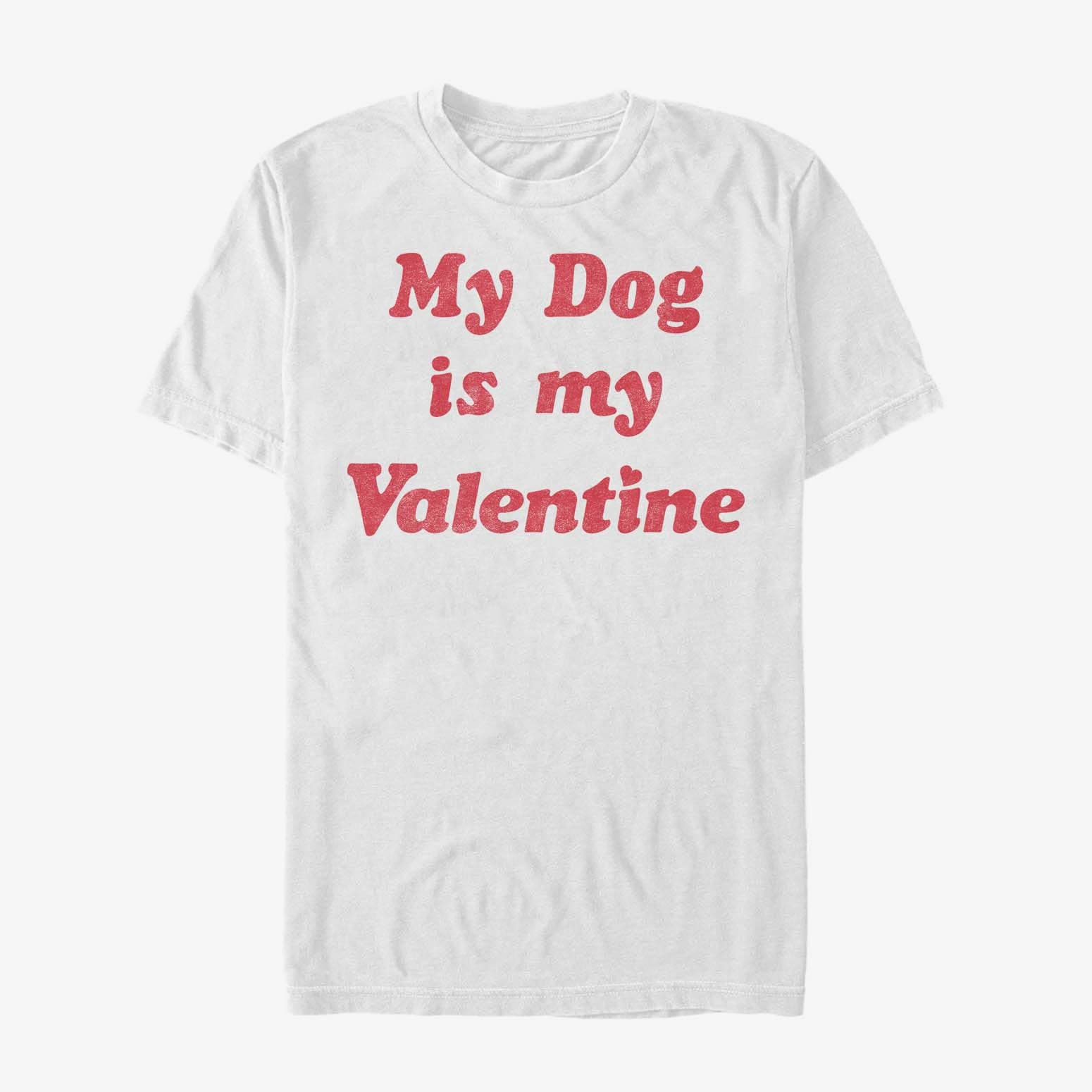 Trička Merch Disney Classics Mickey Classic - LOVE MY DOG Unisex T-Shirt White