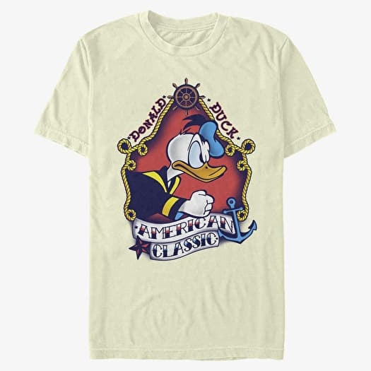 T-shirt Merch Disney Classics Mickey Classic - Sailor Donald Flash Unisex T-Shirt Natural