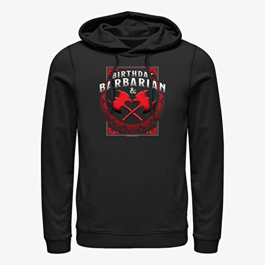 Merch Dungeons & Dragons - Barbarian Birthday Unisex Hoodie Black
