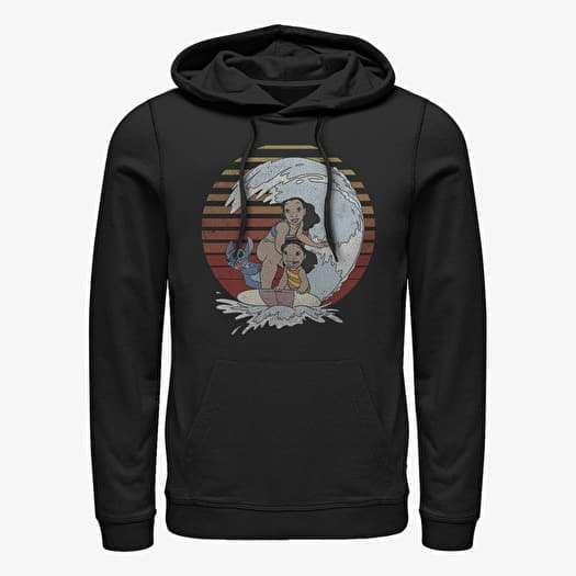 Majica Merch Disney Classics Lilo & Stitch - Groupt Shot Unisex Hoodie Black