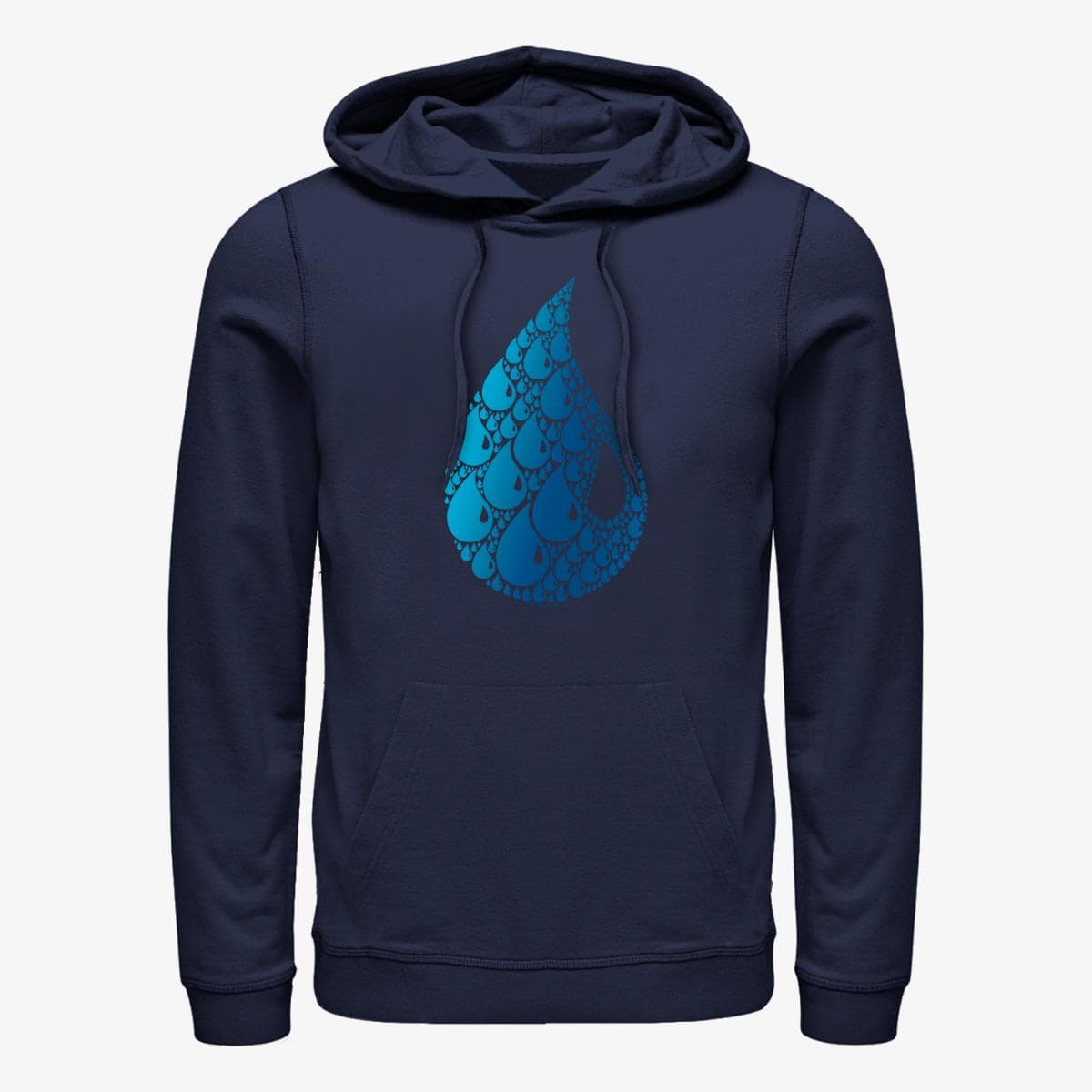 Hoodies and sweatshirts Merch Magic The Gathering Blue Mana Symbol Unisex Hoodie Navy Blue Queens